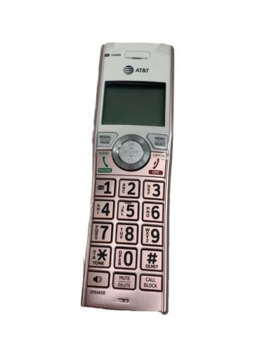 AT&T CL82557 White Rose Gold 5 Handset Answering System With Smart Call Blocker