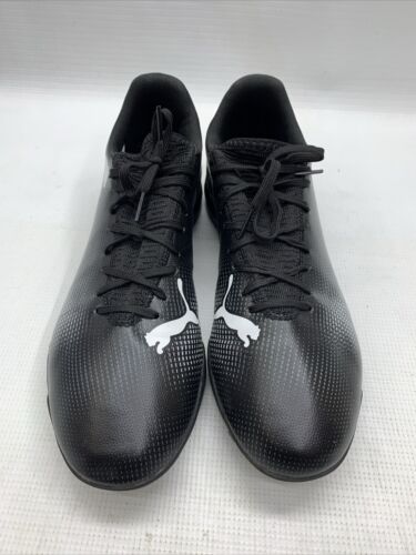 Puma Future 7 Play Black Football Training Shoe Size 10 Lace-up Athletic Sneaker