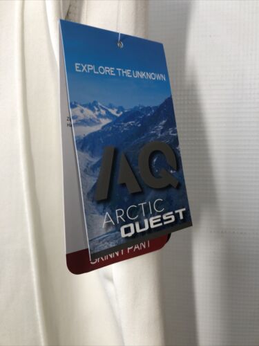 AQ Arctic Quest Ladies Skinny Leg Ski and Snow Long Pant Vanilla Size Long White