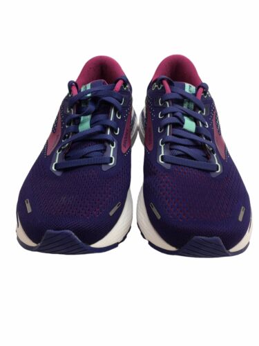 Brooks Womens Sz 9 Adrenaline GTS 22 Running Shoes Jogging Sports Trainer Purple