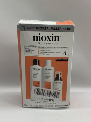 NIOXIN System 4 Kit (10.1oz Cleanser / 10.1oz Scalp Therapy / 3.38oz Treatment)