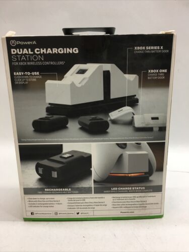 PowerA Dual Charging Station White for Xbox Series X|S, Xbox One - Xbox Series X