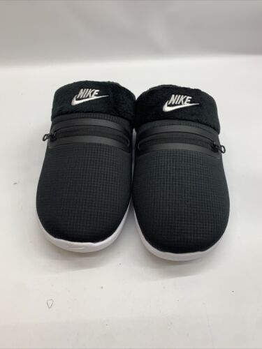 Men's Nike Burrow NA Black/White Sandal DJ3130 001 Size 8 Slip-on Slipper Flat