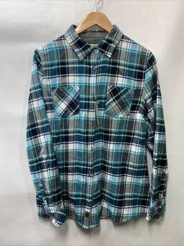 Legendary Whitetails Women’s Cottage Flannel Shirt Long Sleeve 6435 Size XL