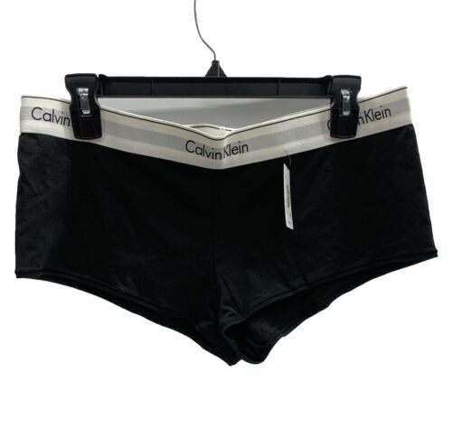 Calvin Klein Women's Black Boyshort Panties Brief F3788-001 Size XL Underwear