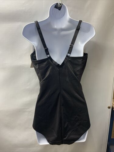 Naomi & Niclole Women's 772 Body Briefer Size 40D Black Comfortable Firm Control