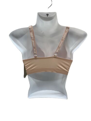 adidas Women's Micro Cut Flex Wireless Seamless Lounge Bra Peach Medium 4A7H62