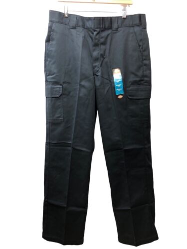 Dickies Men's Relaxed Fit Cargo Long Pants Straight Leg Size 36x34 Workwear