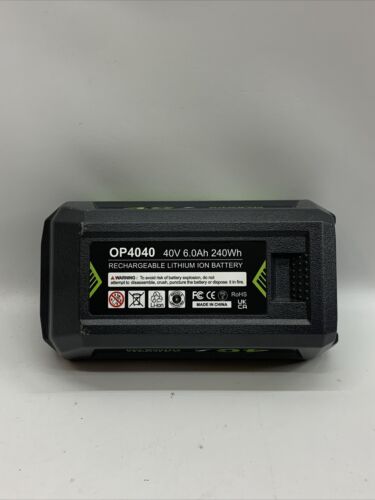 For Ryobi 40V 6 Ah Hight Capacity Li-ion Battery OP4040 OP4015 OP40261 OP4026