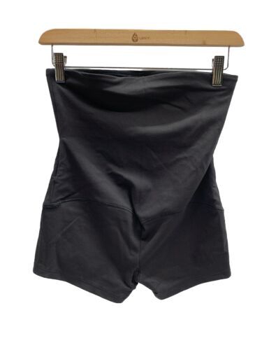 Maidenform FL2107 Womens Shapewear Hi-Waist Boyshorts Black Firm-control Large