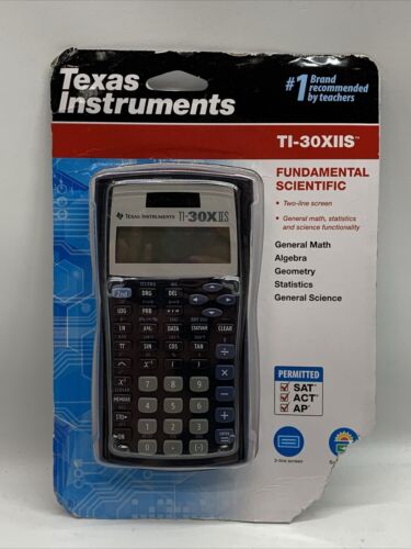 Texas Instruments TI-30X IIS Fundamental Scientific Calculator 10-Digit LCD