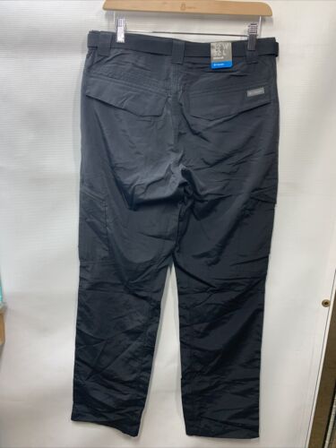 Columbia Men’s Size 32 Waist 32 Length Silver Ridge Cargo Pants Black Omnishade