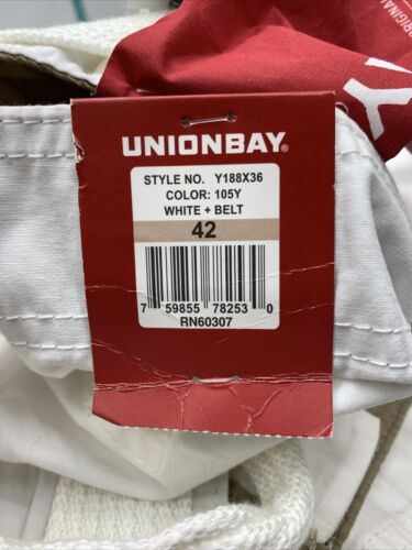 Unionbay Men's Cordova Belted Messenger Cargo Short Reg and Big and Tall Size 42