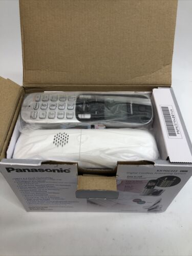 PANASONIC Expandable Cordless Phone Answering Machine Call Block 2 Handsets - L9