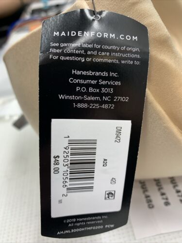 Maidenform Strapless Bra Live Luxe Extra Coverage Multiway Women Smooth Size 42D