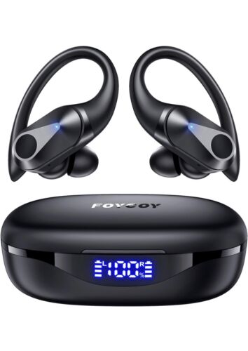 Foycoy C17 True Wireless Sports Headphones Black Hi-Fi Stereo Sound 3.7V 600mAh