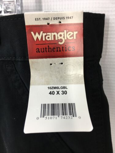 Wrangler Authentics Men's Relaxed Fit Classic Cargo Pants Size 40X30 10ZM6LGBL