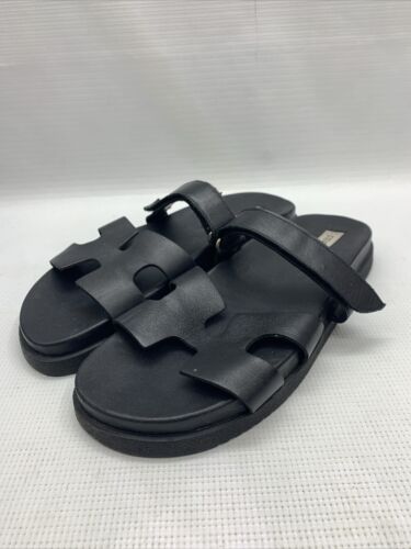 Woman's Sandals Steve Madden Mayven Flatform Sandal Size 9.5 Open Toe Slip-on