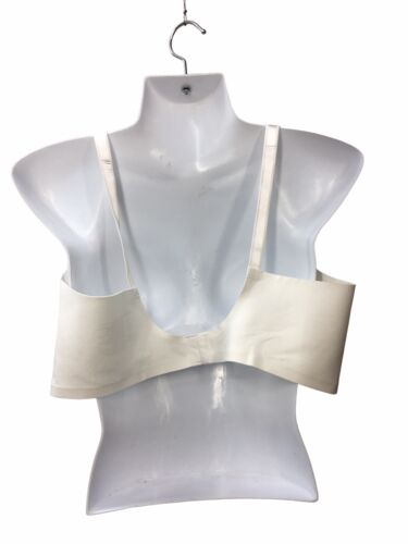 Warner's No Side Effects Wirefree Bra 1056 Extra Side-Smoothing Panels White 38D