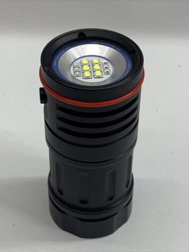 Trustfire DF50 6500LM Scuba Diving Lights Video Flashlight Underwater 70M Torch