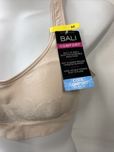 Bali Comfort Revolution ComfortFlex Fit Shaping Wirefree Tshirt Bra Beige Size M