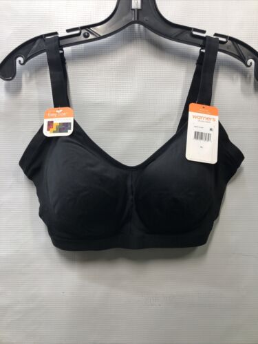 Warner's Women's Easy Does It Underarm Smoothing Wireless Comfort Bra Size XL