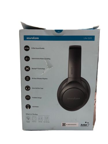 Soundcore Wireless Over-Ear Headphones Life Q20 ANC Hi-Res Bluetooth Headset 2EQ