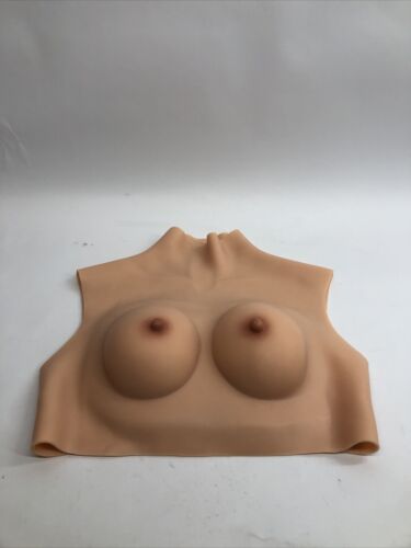 Crossdresser Breast Forms Realistic Silicone Fake Boobs Breast Plates Size B