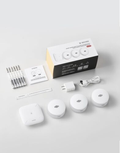 Wi-Fi Alarm Listener Kit with Voice Location, Real-Time Notifications White