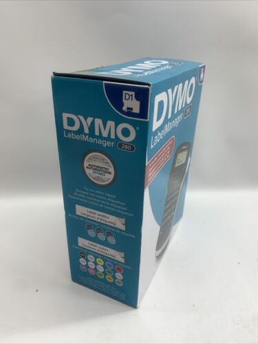 Dymo Labelmanager 280 2 Lines Handheld Label Maker Portable LCD Display Monochro