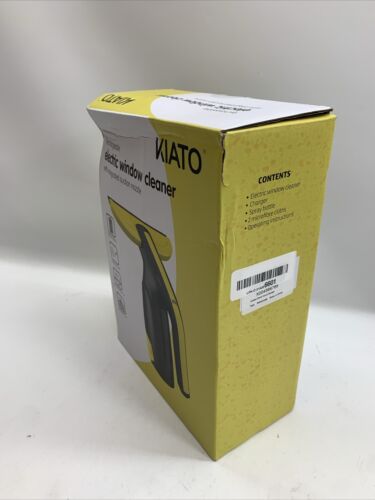 Kiato Rechargeable 3-in-1 Cordless Electric Window Cleaner Squeegee Spray Vacuum