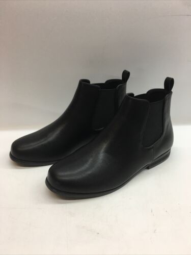 Ortho+rest Women Chelsea Boots Flat Ankle Black Size US 7 Synthetic Rubber Sole