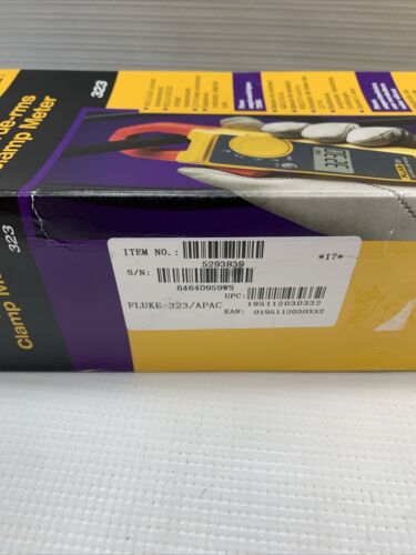 Fluke 325 True RMS DC AC Current and Voltage Tester Clamp Meter Yellow