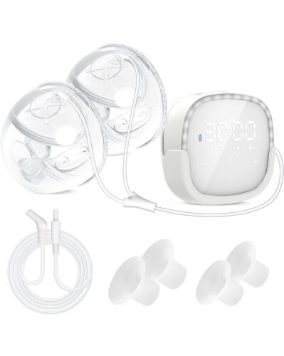 Wearable Electric Breast Pumps, Hands-Free Breastfeeding Pump, BPA Free Nursing