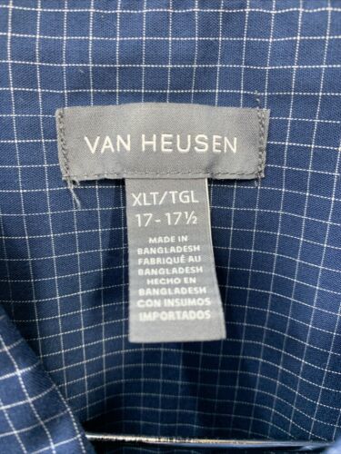 Van Heusen Men's Big and Tall Wrinkle Free Short Sleeve Button 67012 Size XLT