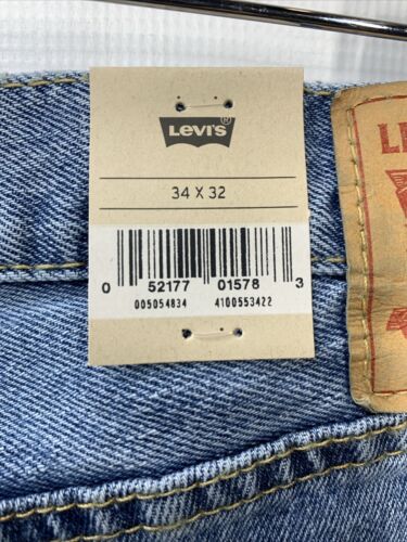 Levi's Men's 505 Straight Leg Fit Jeans 100% Cotton 005054834 Long Pant 34x32