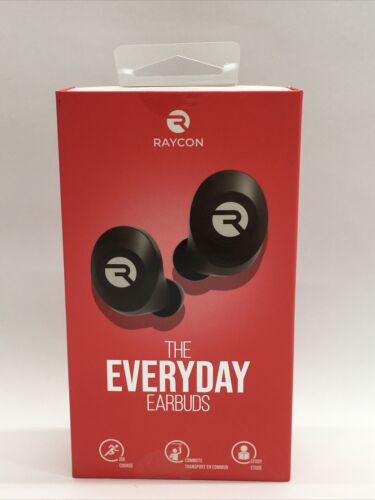 Raycon RBE725-21E-BLA The Everyday Wireless Stereo Bluetooth Earbud Carbon Black