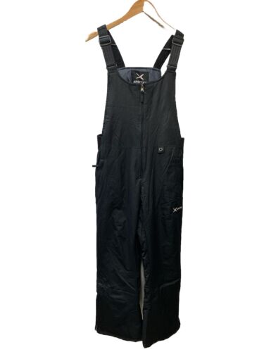 Arctix Womens Essential Insulated Snow Bib Overalls Water Resistant Size M Black