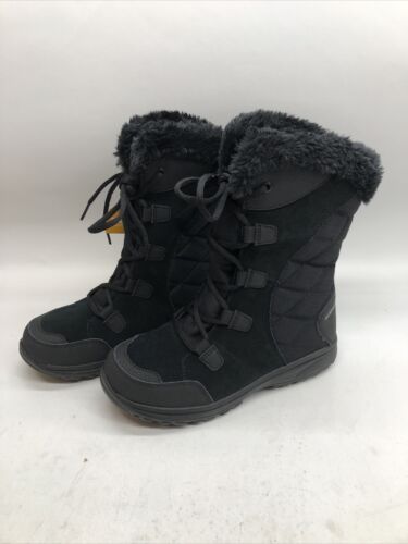 NWOB Columbia Ice Maiden II Winter Snow Boots Waterproof Black Women's Size 6