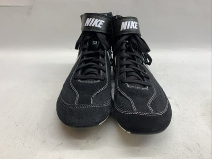 Nike Speed Sweep VII Wrestling Shoes Black White Ankle Strap 366683-001 Mens 10