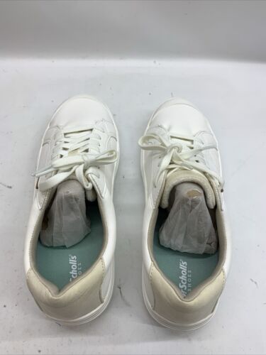 Dr Scholls Women's Time Off Shoes Size 11 White Lace Up Casual Sneakers Lace-up