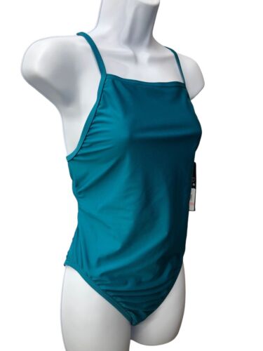 Speedo Women's Swimsuit One Piece Prolt Flyer Back 10/36 Ocean Depths Teal NWT