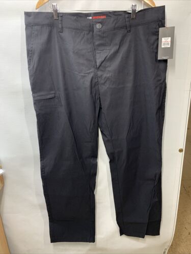 Union Bay Men's Rainer Travel Chino Long Pant Black Y15CXWE Classic Size 40x32