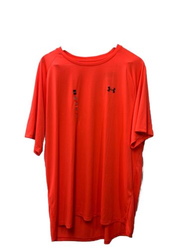 Under Armour Men's Tech 2.0 Short-Sleeve T-Shirt Size 2XL Red Short Sleeve Loose