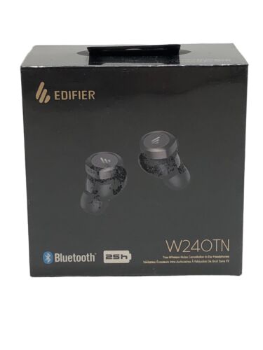 Edifier W240TN Active Noise Cancellation Earbuds with Bluetooth V5.3 Black