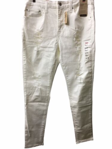 Levi’s 721 High-Rise Skinny Hypersoft Cream Denim Pant 16" White with Pockets