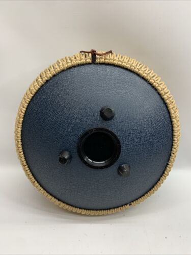 Steel Tongue Drum 13 Inch 15 Notes Tongue Drum Hand Pan Navy Blue with Case Bag