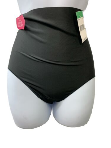 Women's Tame Your Tummy Brief Underwear Medium Black Firm-control Shaping Size L