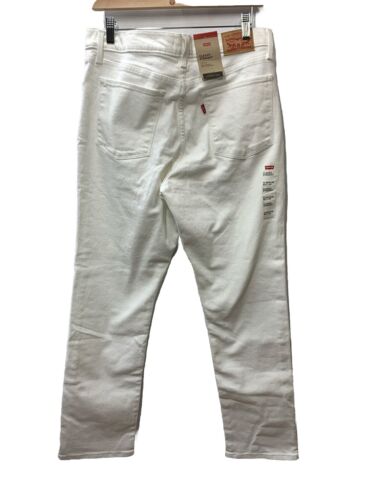 Levis CW-4821 Classic Jeans 31Wx30L Size 12m Straight Mid Rise Long Pants White