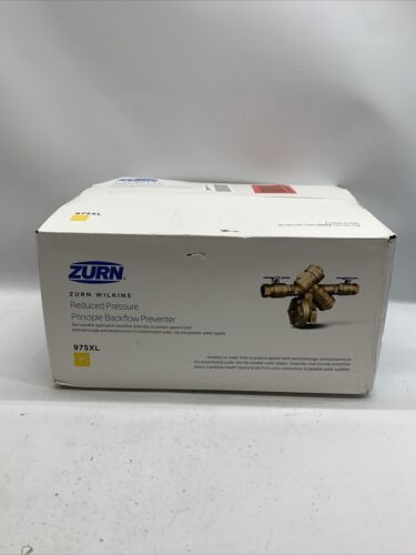 Zurn Wilkins 975XL 1" Reduced Pressure Principle Backflow Preventer Cast Bronze